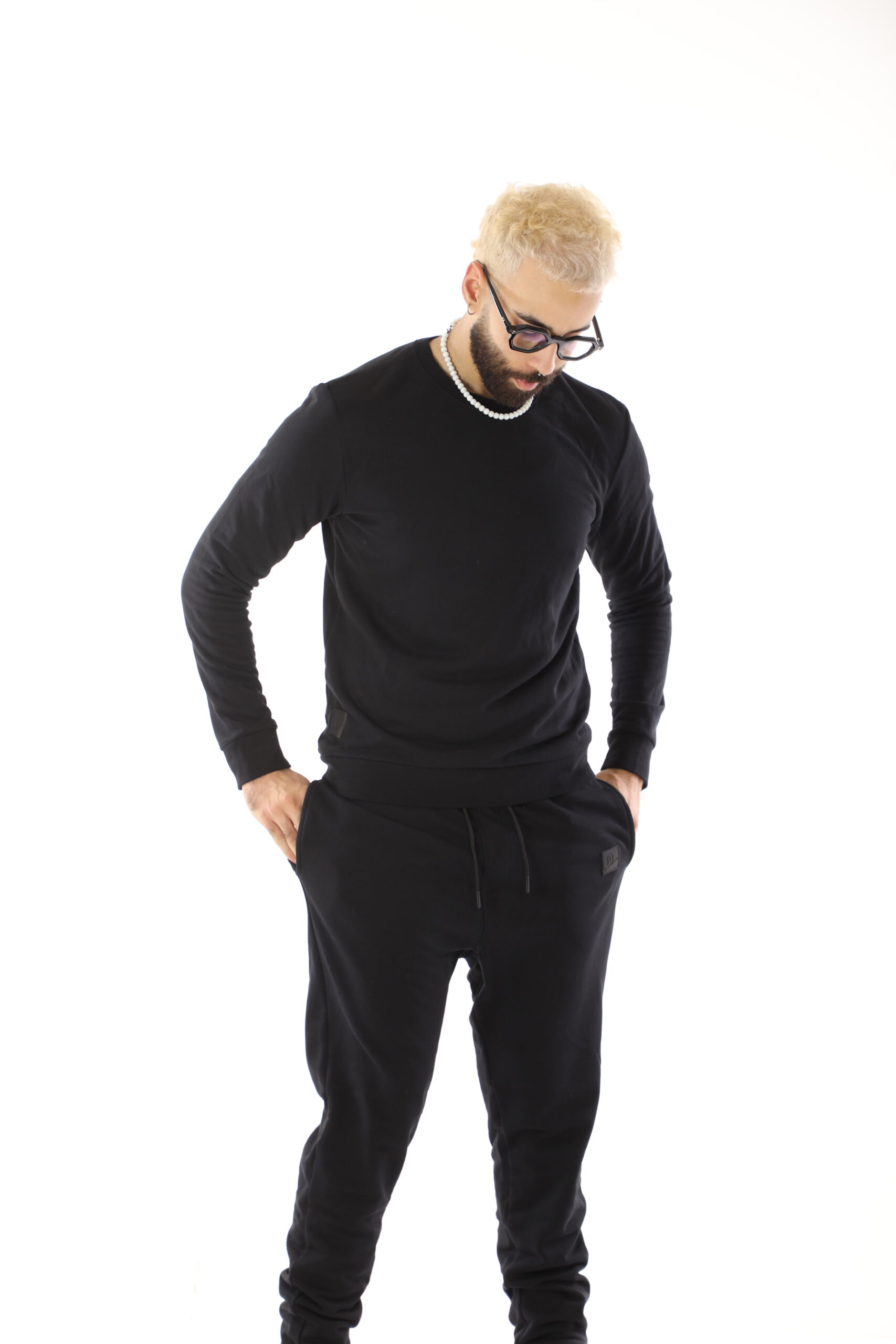 Survêtement Essential – Blanc & Bordeaux – Image 10