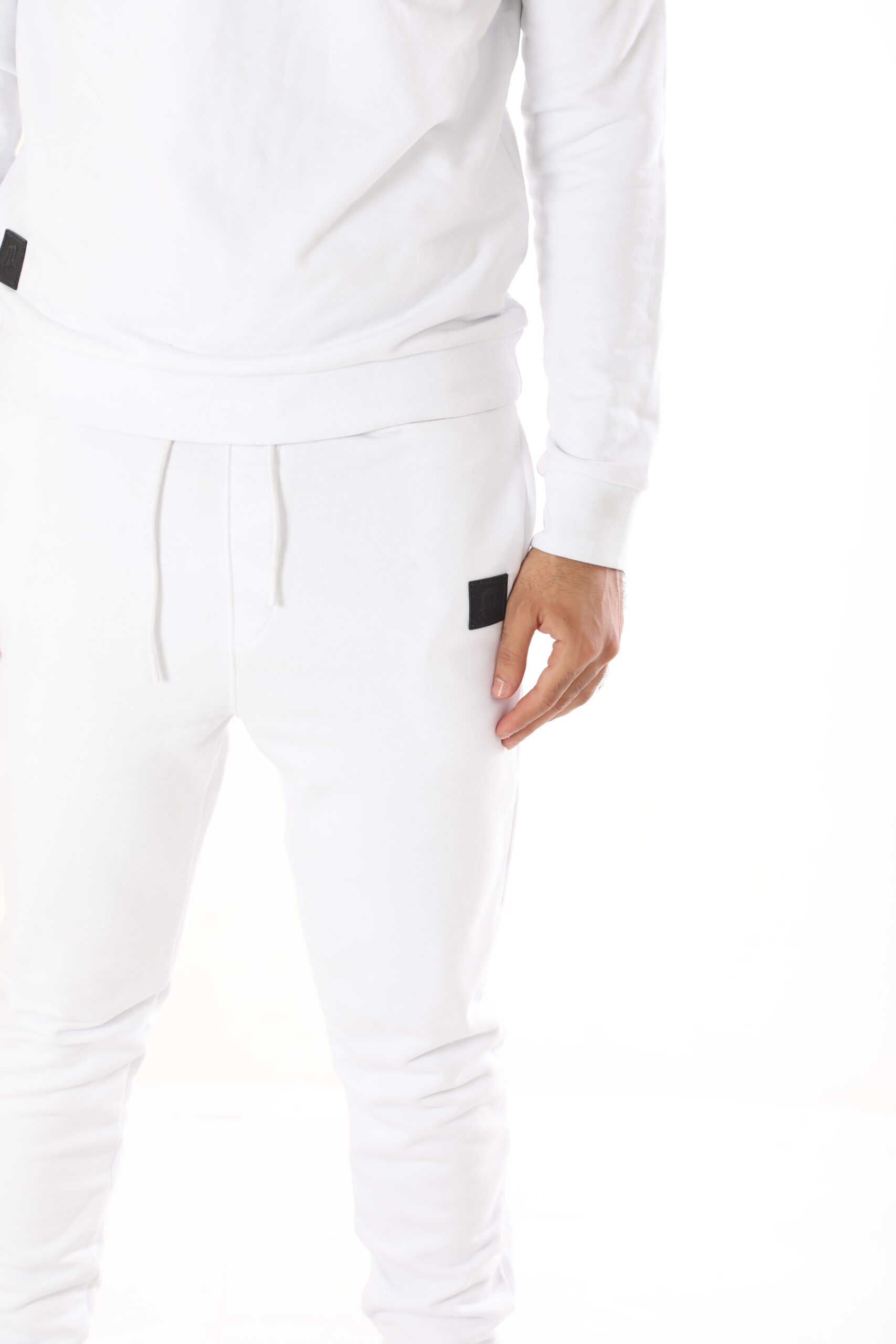 Survêtement Essential – Blanc & Bordeaux – Image 9